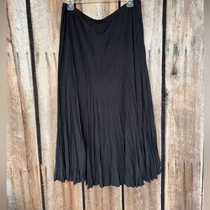 Rafael‎ Black Pleated Midi Skirt XL Elastic Waist
Whimsigoth